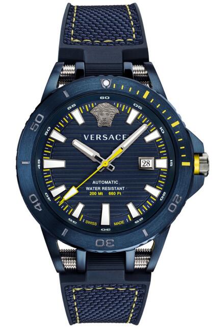 Review Fake Versace Sport Tech VERC00218 Automatic Blue Rubber 45mm watch - Click Image to Close